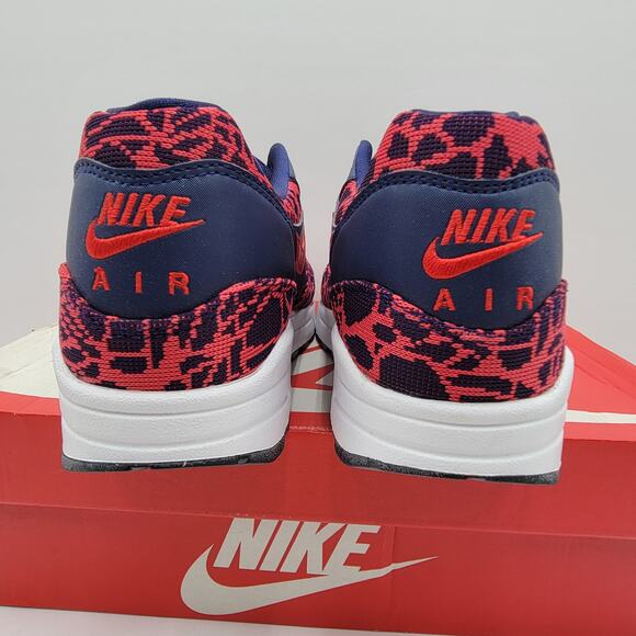 Nike Air Max 1 Jacquard Blue Red Women's Size 8 NIB (2015) - Picture 5 of 8